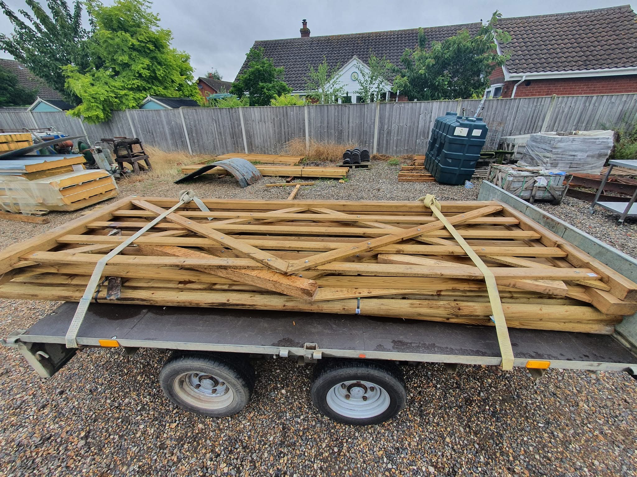 Timber Gate Fabrication — AG Landscaping